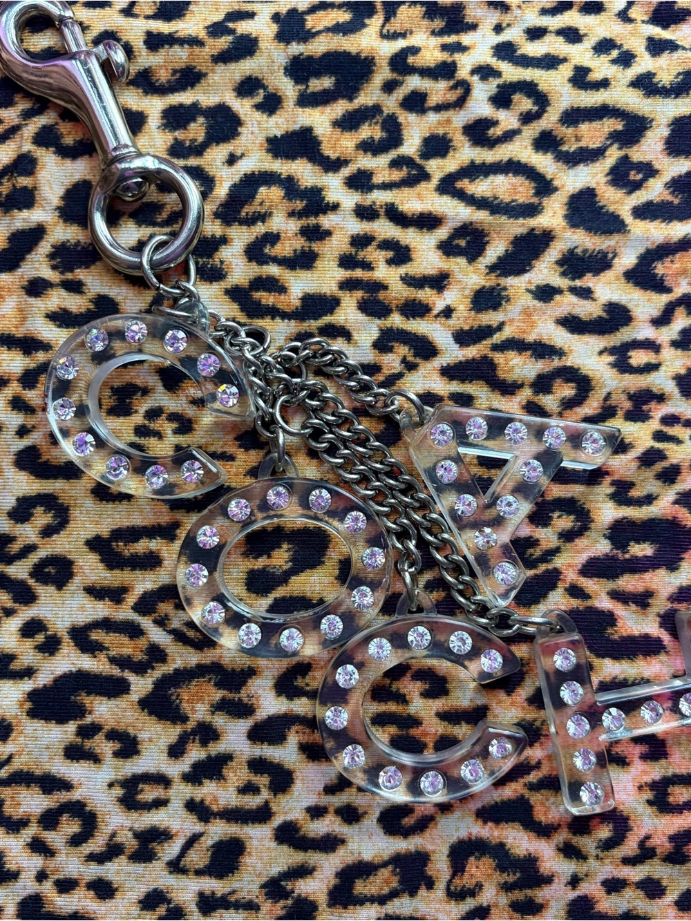 Coach bag charm
